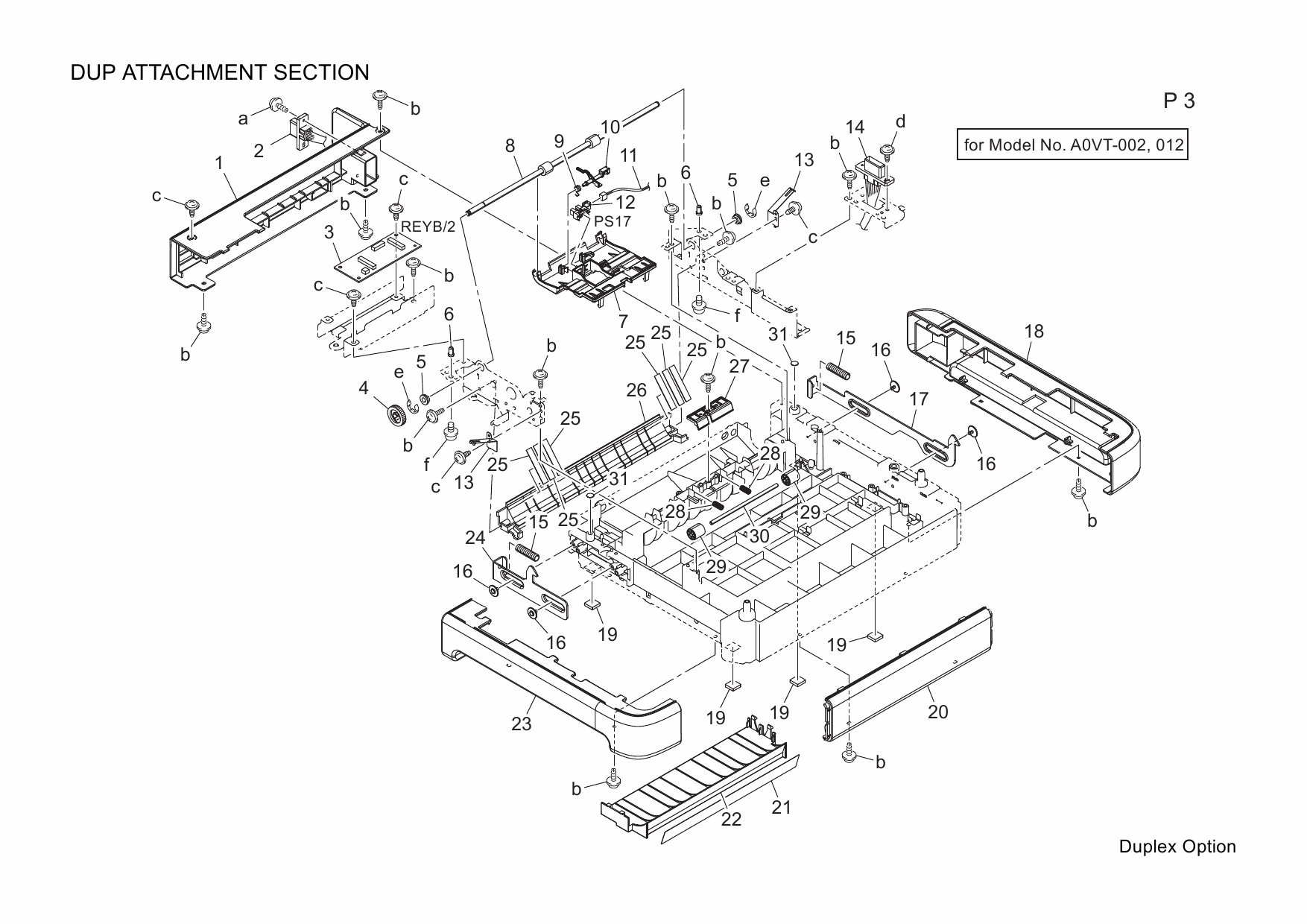 Konica-Minolta magicolor 1650EN 1690MF Duplex-Option Unit A0VT Parts Manual-6